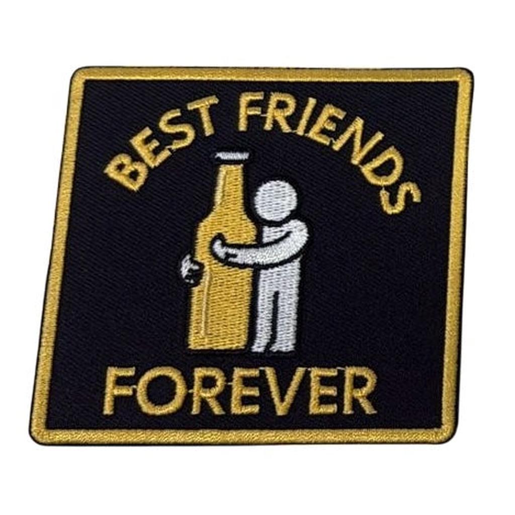 Best friends forever kangasmerkki - Hoopee.fi