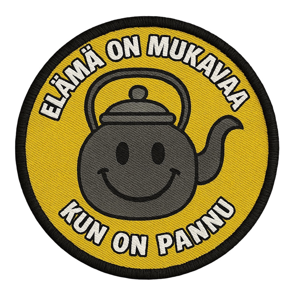 Elämä on mukavaa hihamerkki - Hoopee.fi