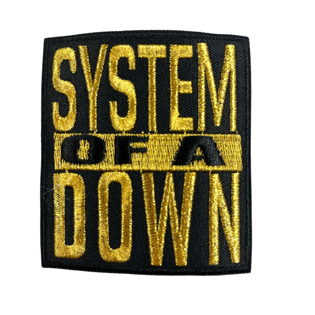 System of a Down - Gold logo hihamerkki - Hoopee.fi
