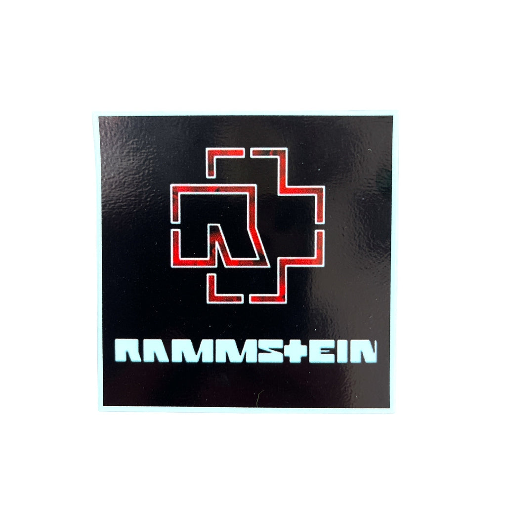 Rammstein red logo tarra - Hoopee.fi