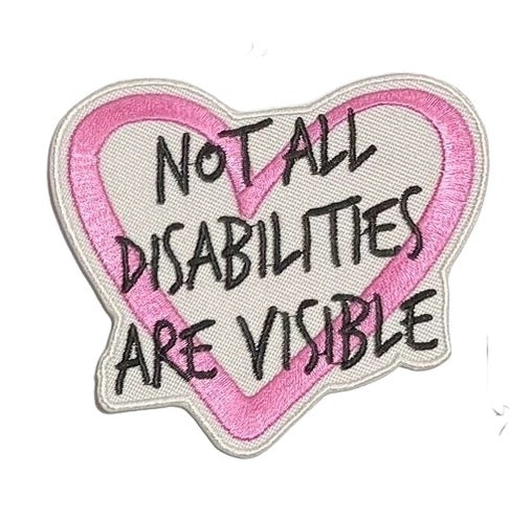 Not all disabilities are visible kangasmerkki - Hoopee.fi