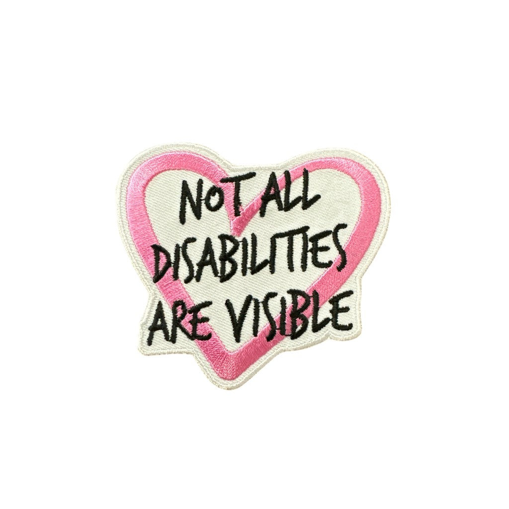 Not all disabilities are visible kangasmerkki - Hoopee.fi