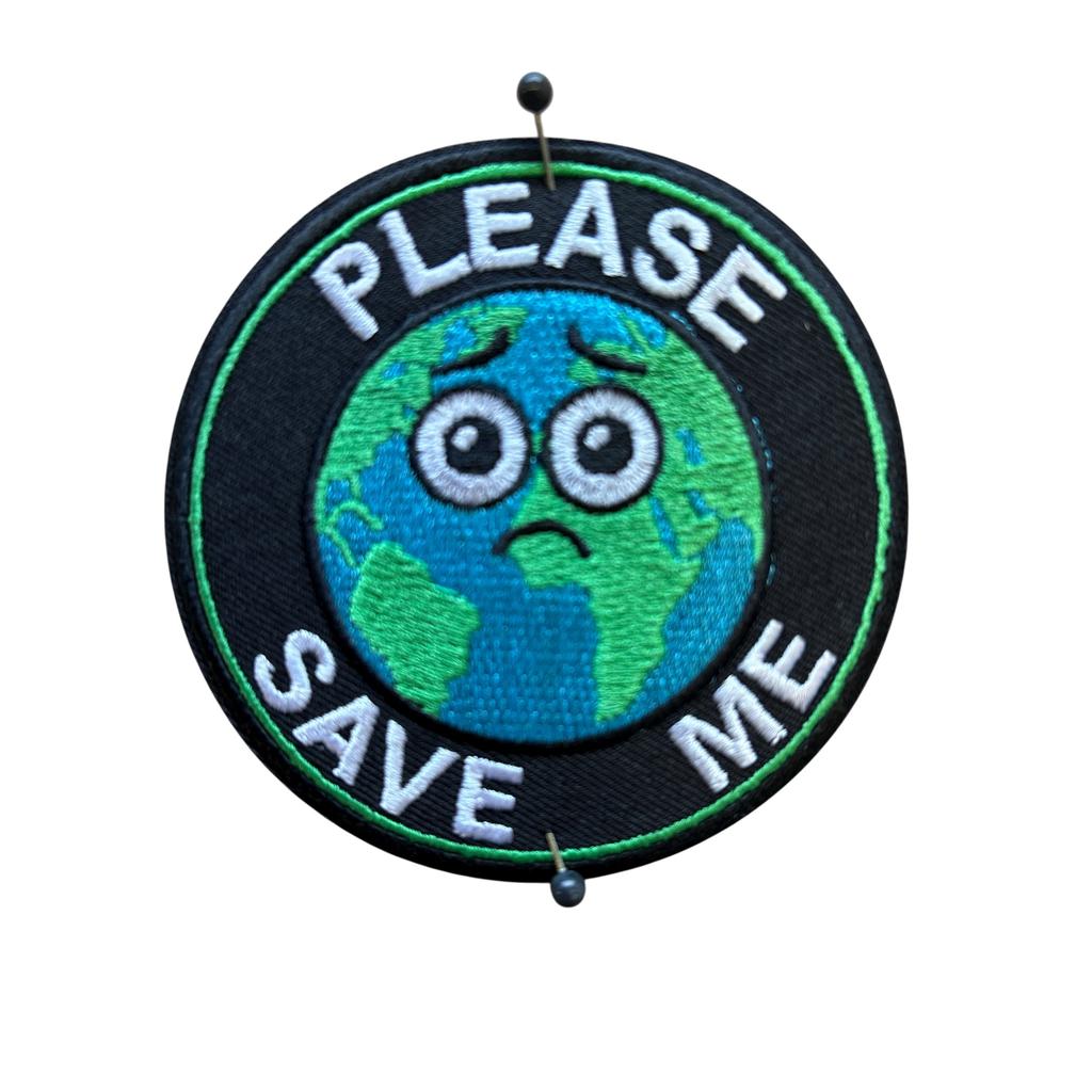 Please Save Me kangasmerkki - Hoopee.fi