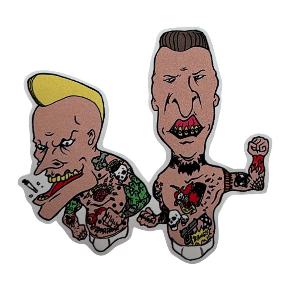 Beavis and Butthead - Tattoos tarra - Hoopee.fi