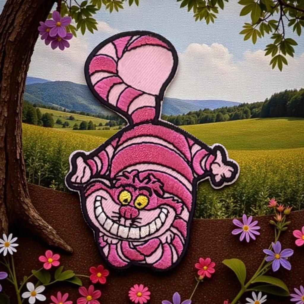 Cheshire Cat - Komedia katti hihamerkki - Hoopee.fi