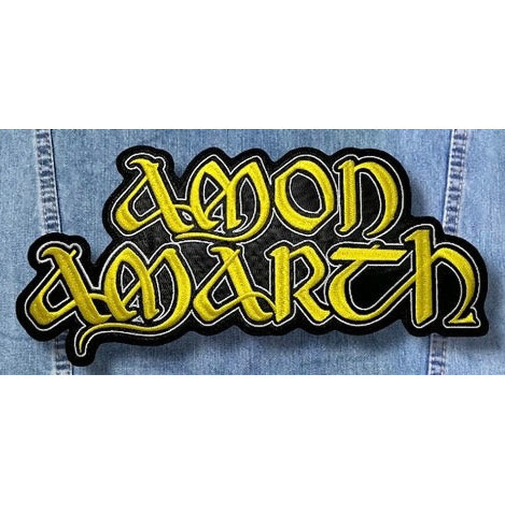 Amon Amarth - Yellow logo selkämerkki - Hoopee.fi