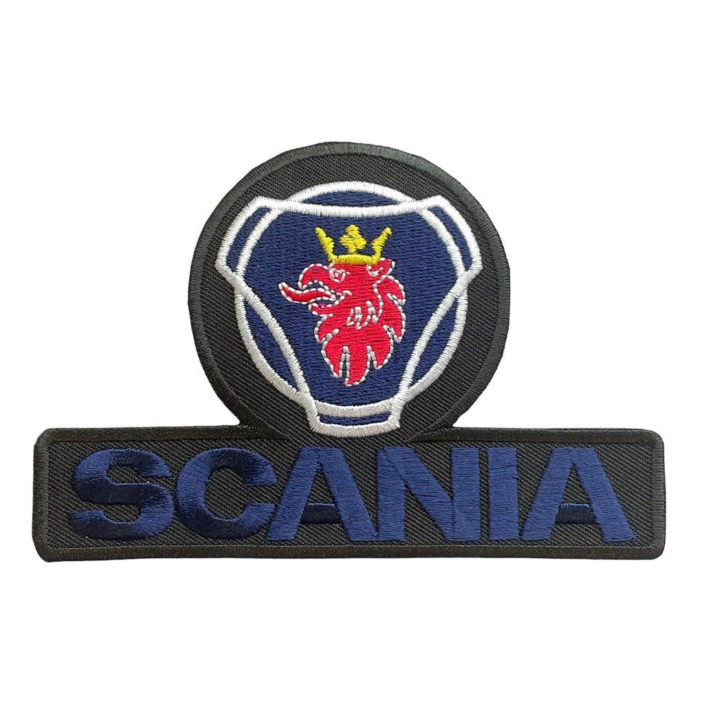 Scania - Logo black kangasmerkki - Hoopee.fi