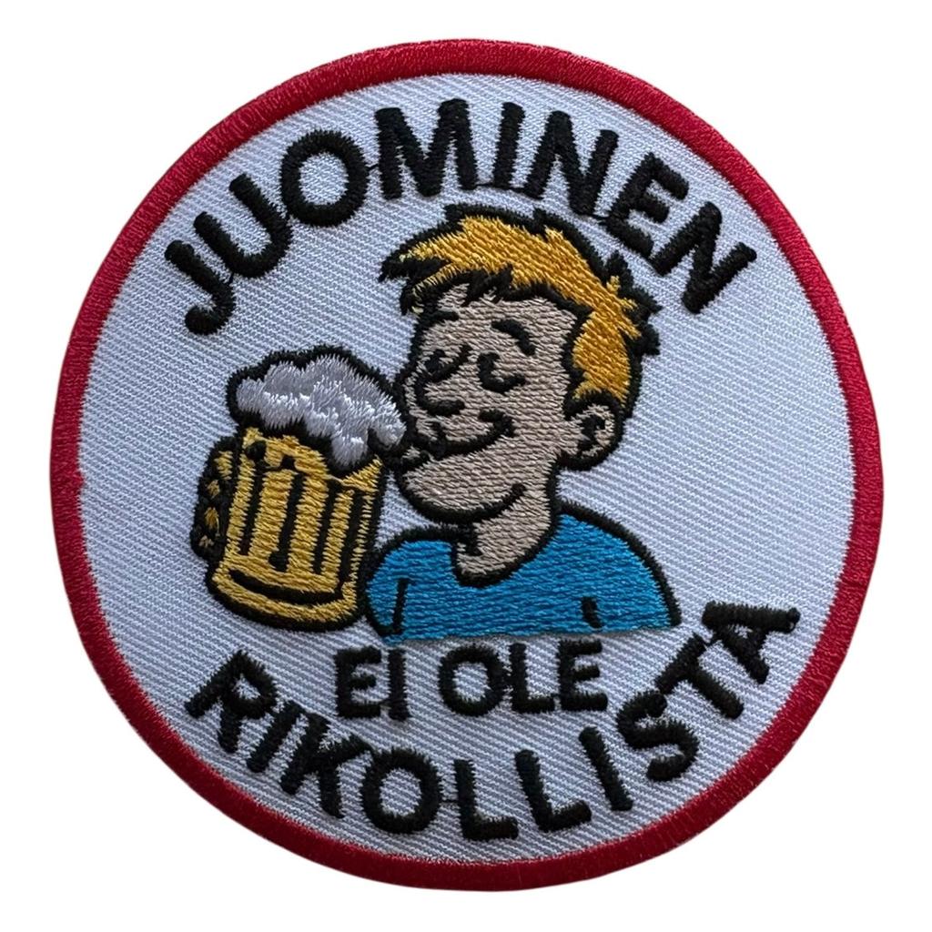 Juominen ei ole rikollista haalarimerkki - Hoopee.fi