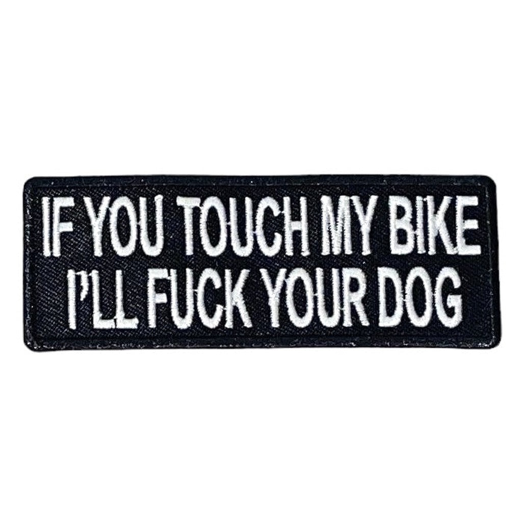 If you touch my bike EURON hihamerkki - Hoopee.fi