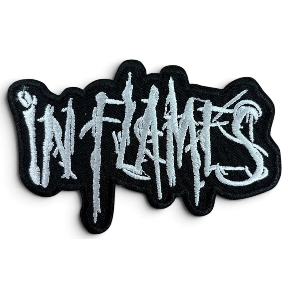 In Flames - 1 row logo hihamerkki - Hoopee.fi