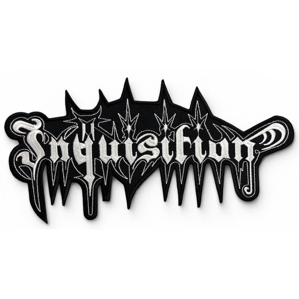 Inquisition - White logo selkämerkki - Hoopee.fi