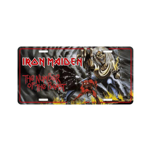Iron Maiden Number of the beast sisustuskilpi – alumiini koristekilpi - Hoopee.fi
