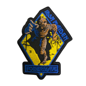 Iron Maiden - Shaped Powerslave Brodeerattu Hihamerkki / Patch 7×10 cm - Hoopee.fi