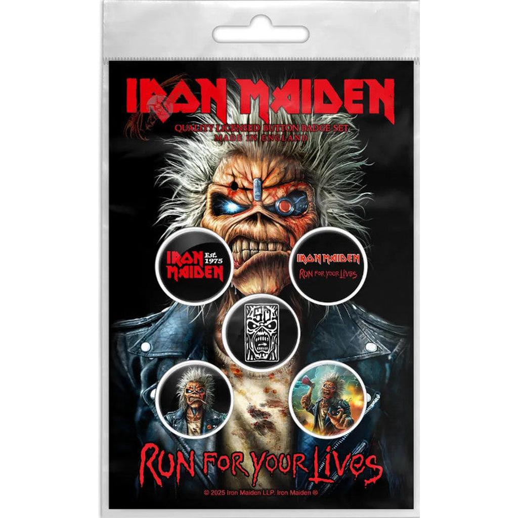 Iron Maiden - Run for your lives rintanappisetti - Hoopee.fi