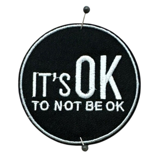 It is OK to not be OK kangasmerkki - Hoopee.fi