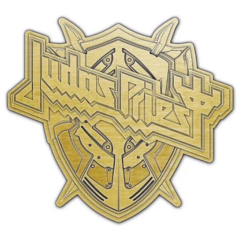 Judas Priest - Invincible Shield metallinen pinssi - Hoopee.fi