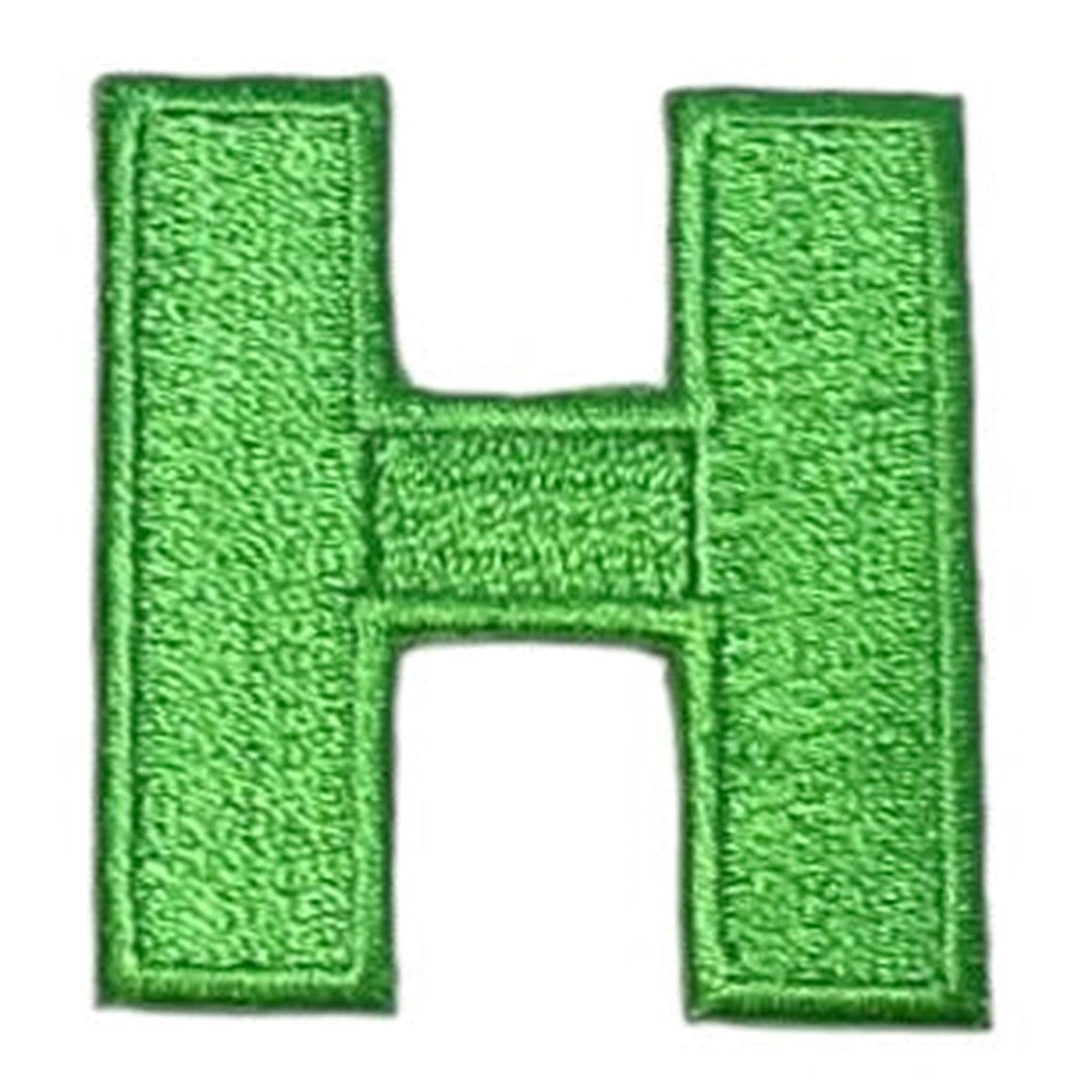 Kangasmerkki kirjain H vihreä - Hoopee.fi