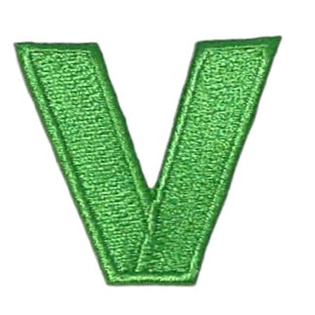 Kangasmerkki kirjain V vihreä - Hoopee.fi