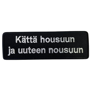 Kättä housuun kangasmerkki - Hoopee.fi