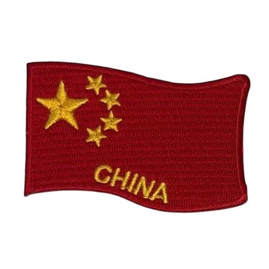 Kiinan lippu kangasmerkki - Kiina hihamerkki - Hoopee.fi