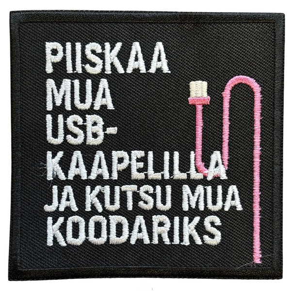 Koodari kangasmerkki - Hoopee.fi