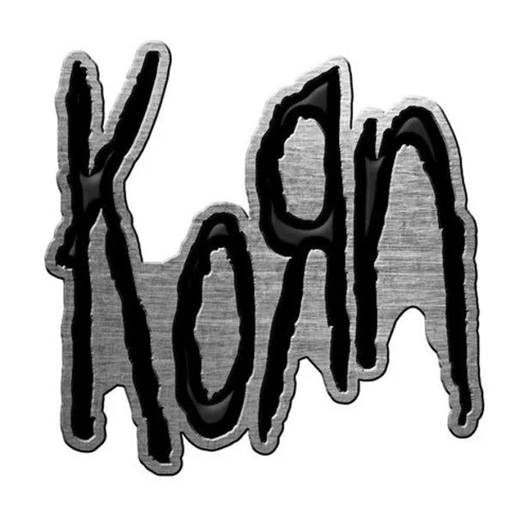 Korn - Logo metallinen pinssi - Hoopee.fi