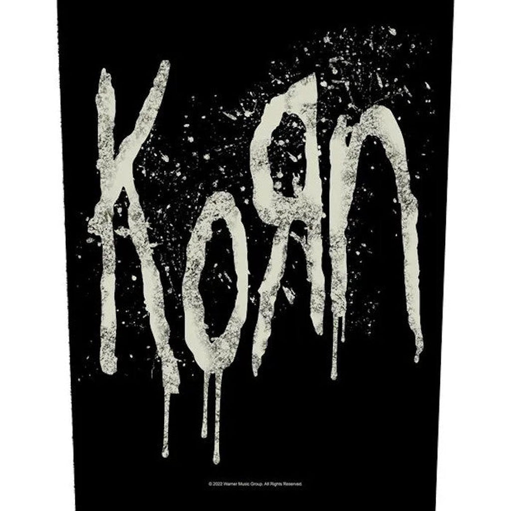 Korn - Splatter logo selkämerkki - Hoopee.fi