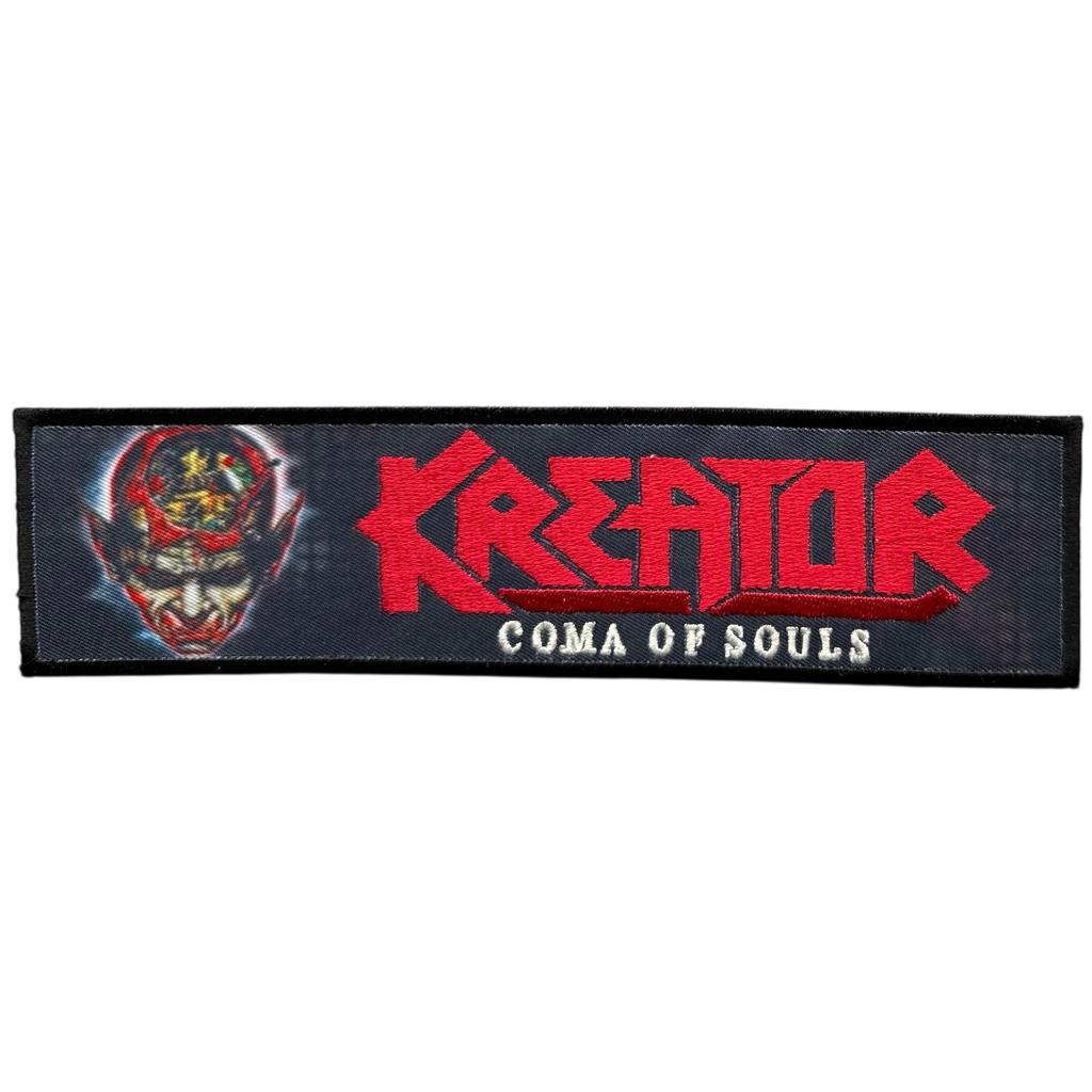 Kreator - Coma of Souls Brodeerattu Selkäliuska / Strip Patch 5×20 cm - Hoopee.fi