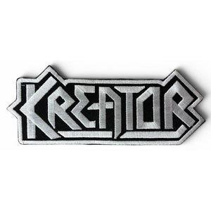 Kreator - Logo White kangasmerkki - Hoopee.fi