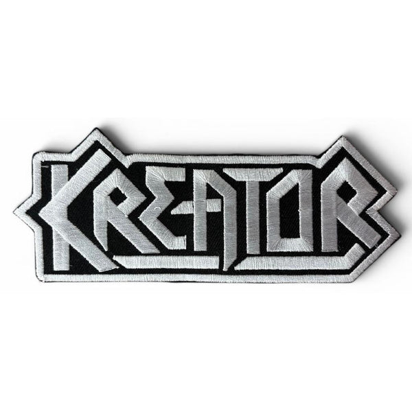 Kreator - Logo White kangasmerkki - Hoopee.fi