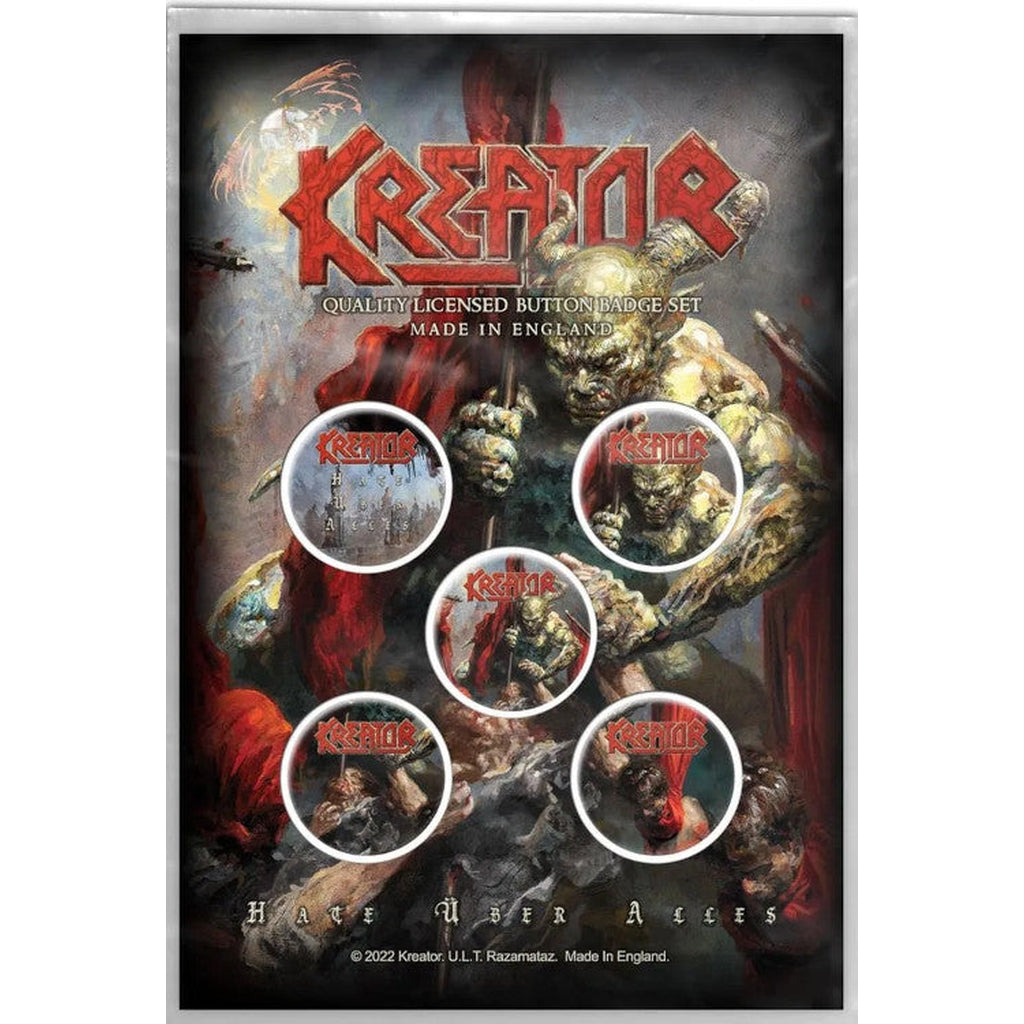 Kreator rintanappisetti - Hoopee.fi