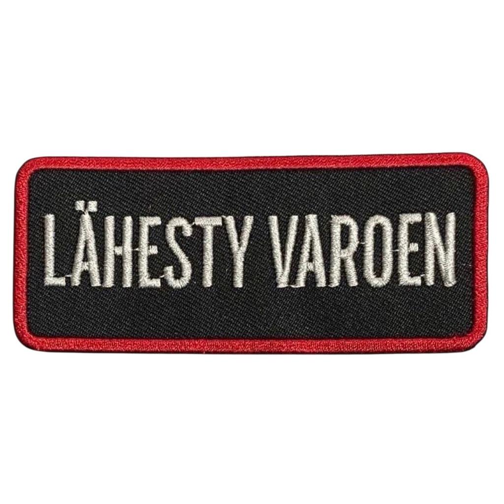Lähesty varoen kangasmerkki - Hoopee.fi