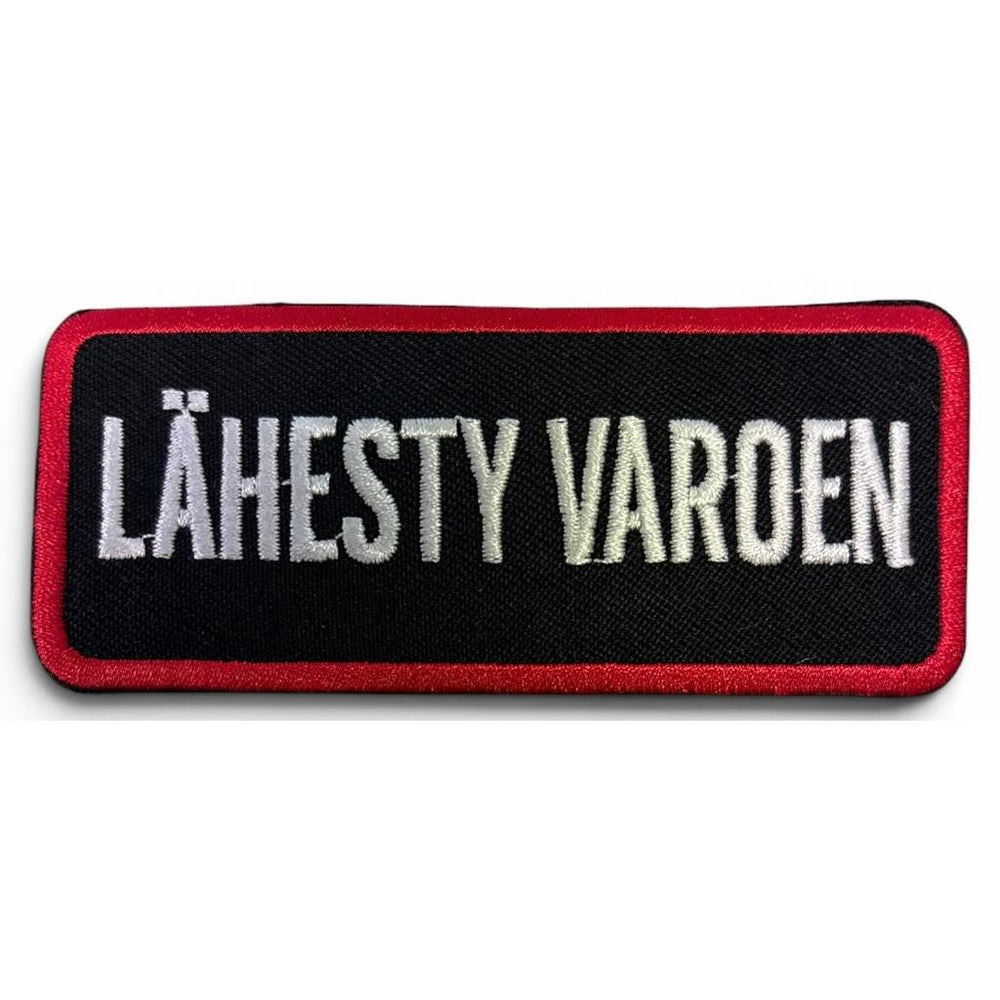 Lähesty varoen kangasmerkki - Hoopee.fi