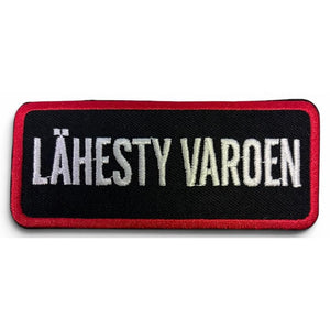 Lähesty varoen kangasmerkki - Hoopee.fi