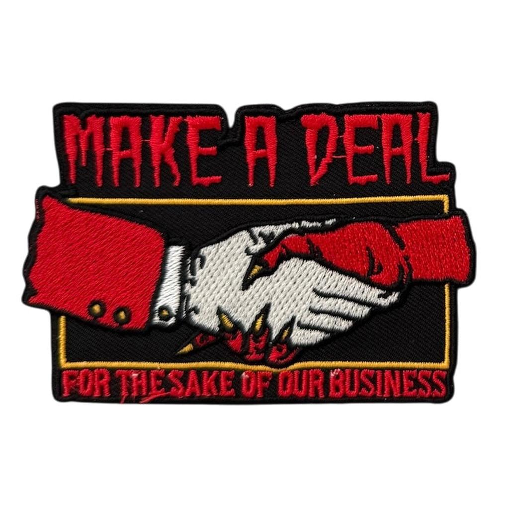Make a deal kangasmerkki - Hoopee.fi