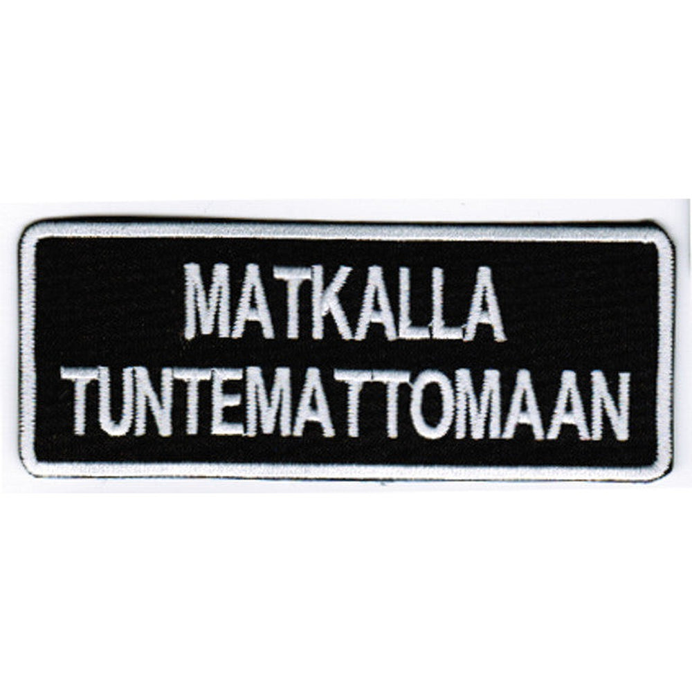 Matkalla tuntemattomaan hihamerkki - Hoopee.fi