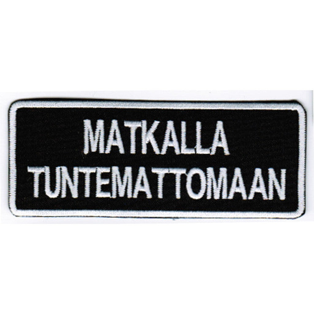 Matkalla tuntemattomaan hihamerkki - Hoopee.fi