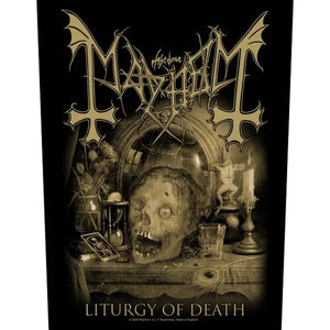Mayhem - Liturgy of death selkämerkki - Hoopee.fi