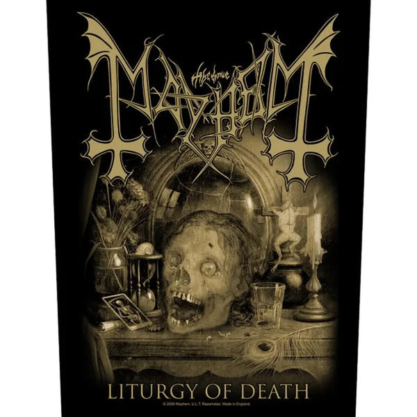 Mayhem - Liturgy of death selkämerkki - Hoopee.fi