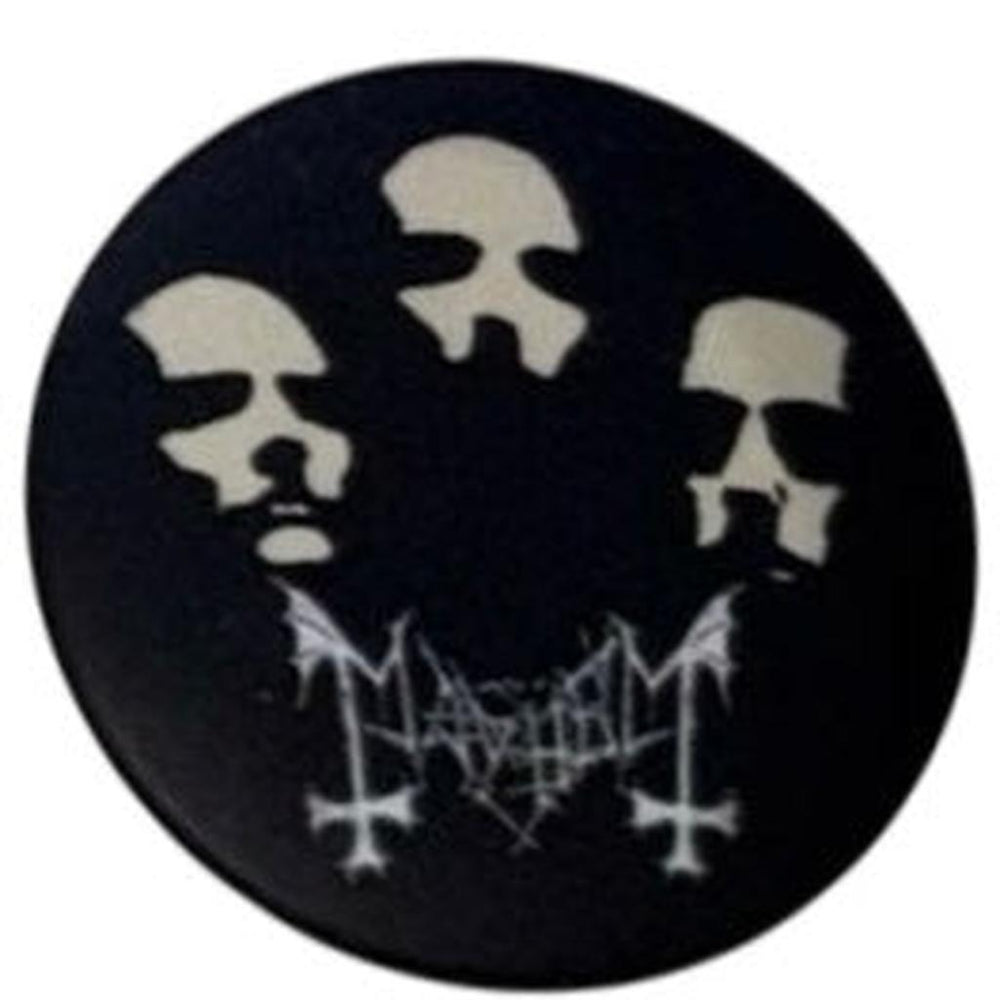 Mayhem Logo Rintanappi 44mm – Norjalainen Black Metal Legenda - Hoopee.fi