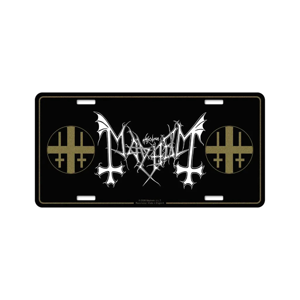 Mayhem Logo sisustuskilpi – alumiini koristekilpi - Hoopee.fi