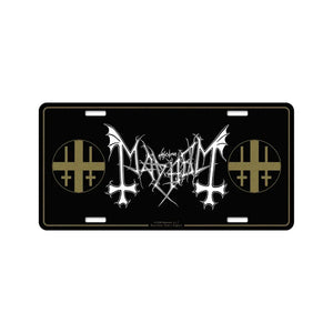 Mayhem Logo sisustuskilpi – alumiini koristekilpi - Hoopee.fi