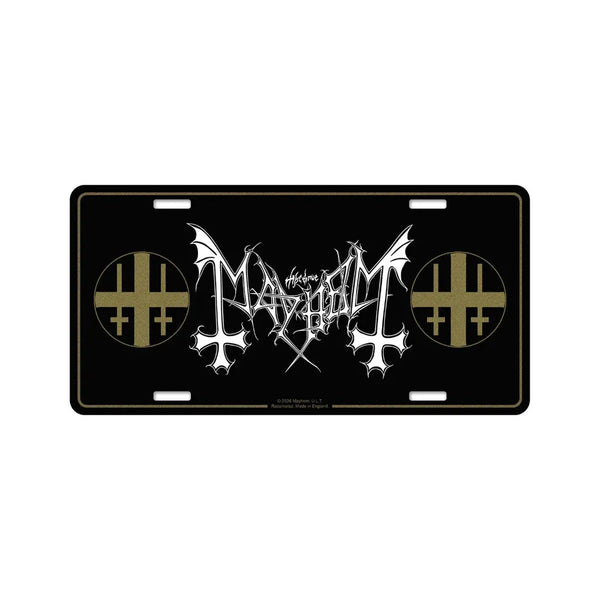 Mayhem Logo sisustuskilpi – alumiini koristekilpi - Hoopee.fi