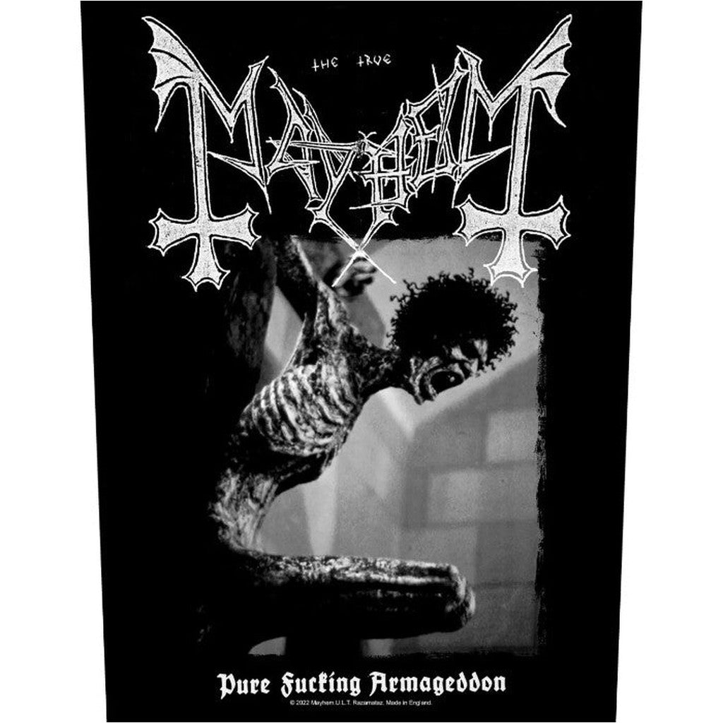 Mayhem - Pure fucking armageddon selkämerkki - Hoopee.fi