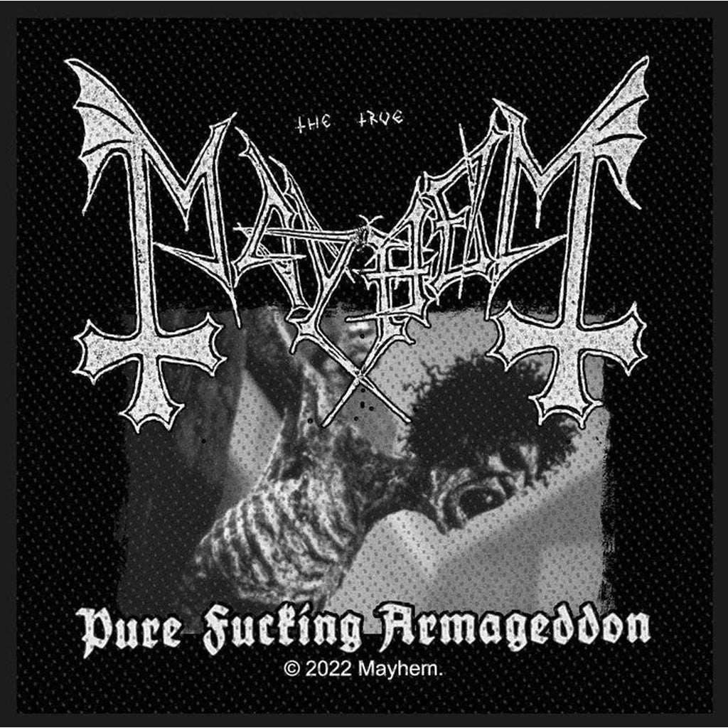 Mayhem - Pure fucking armageddon hihamerkki - Hoopee.fi