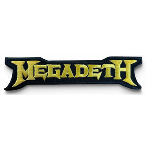 Megadeth - Gold logo hihamerkki - Hoopee.fi