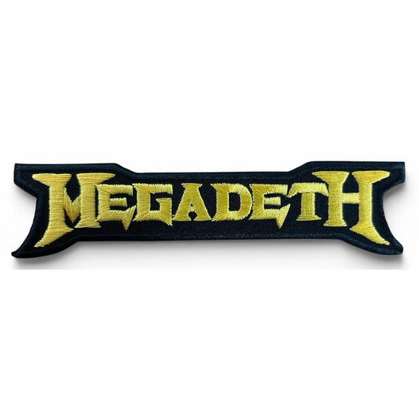 Megadeth - Gold logo hihamerkki - Hoopee.fi