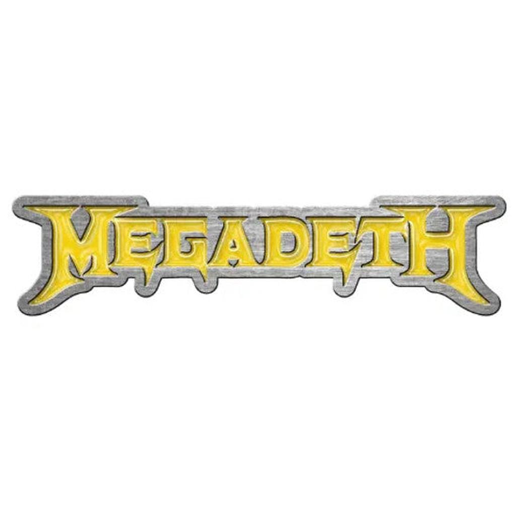 Megadeth - Logo metallinen pinssi - Hoopee.fi