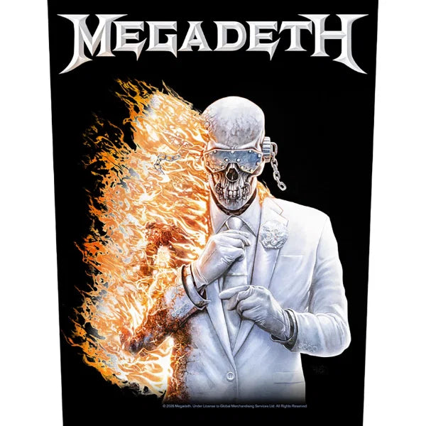 Megadeth - Megadeth Vic on fire selkämerkki