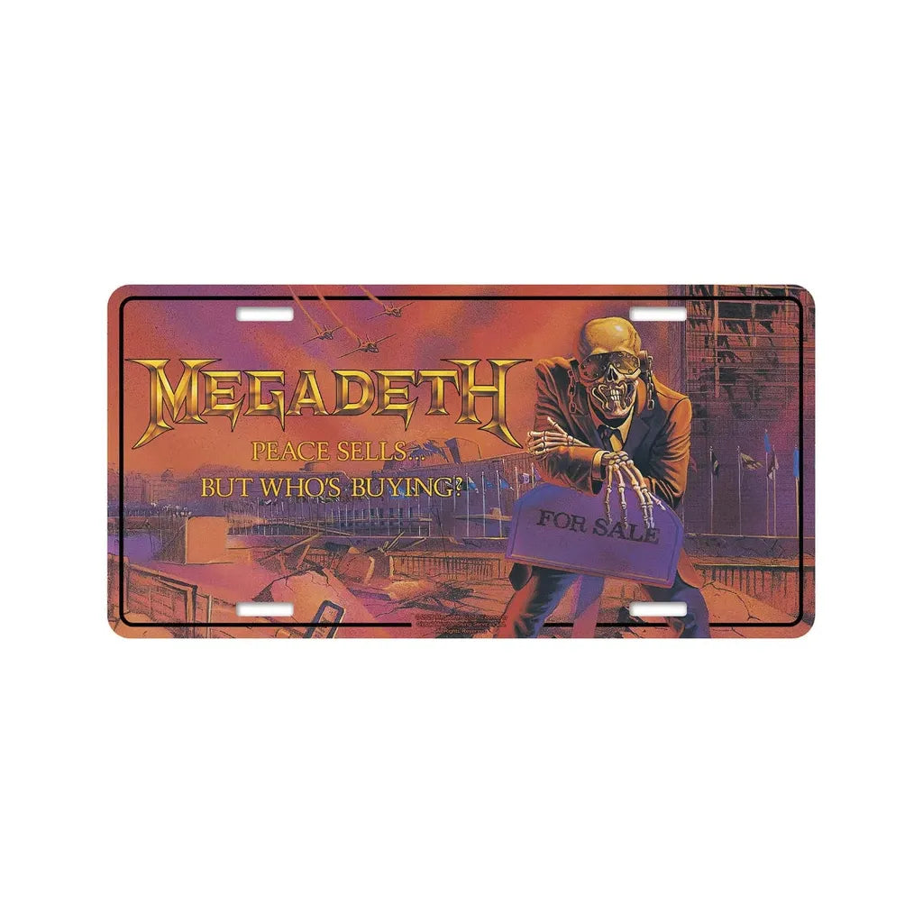 Megadeth Peace Sells sisustuskilpi – alumiini koristekilpi - Hoopee.fi